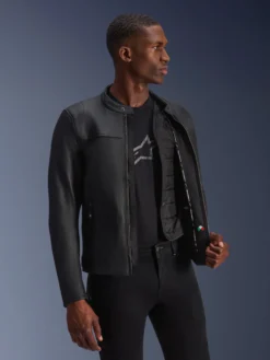 Blacktrack Lederjacke