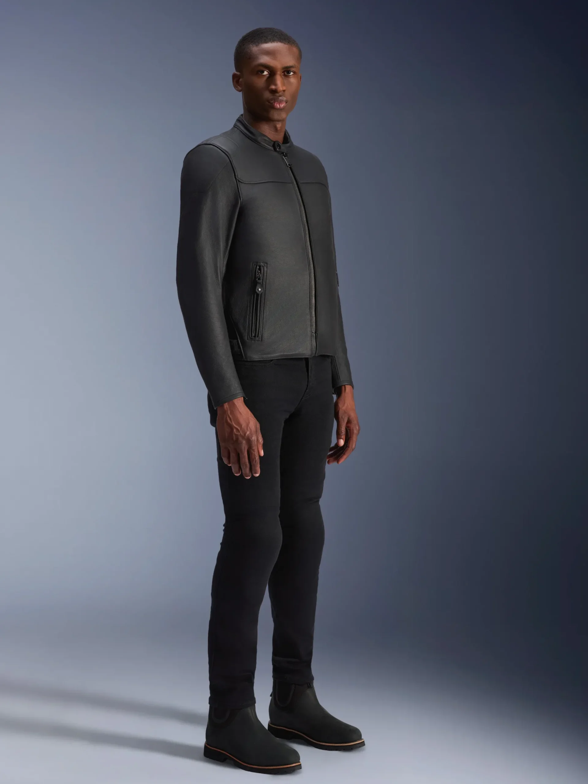 Blacktrack Lederjacke