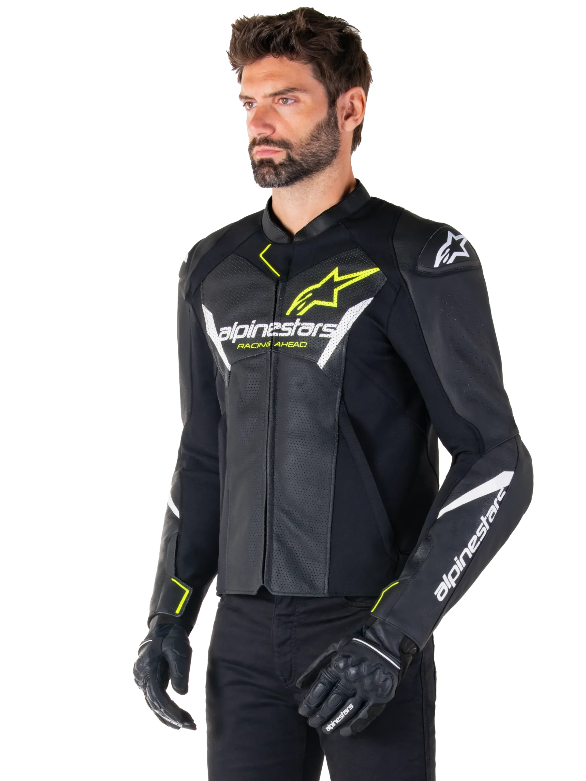 Faster V3 Airflow Lederjacke