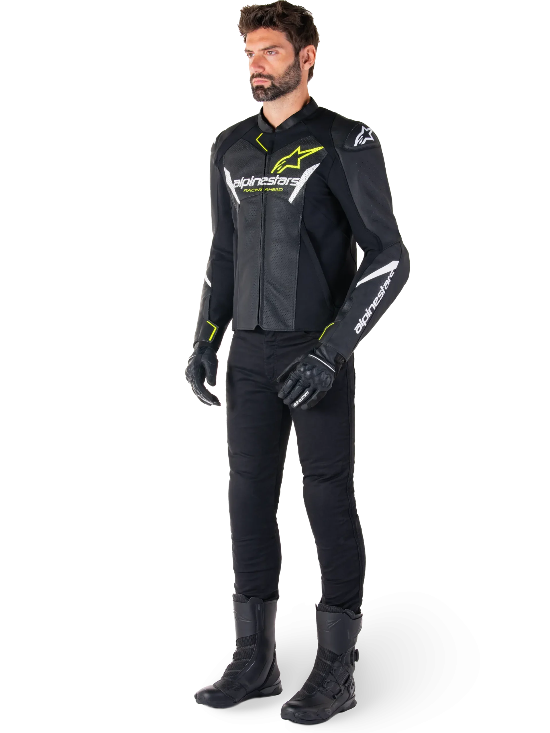 Faster V3 Airflow Lederjacke