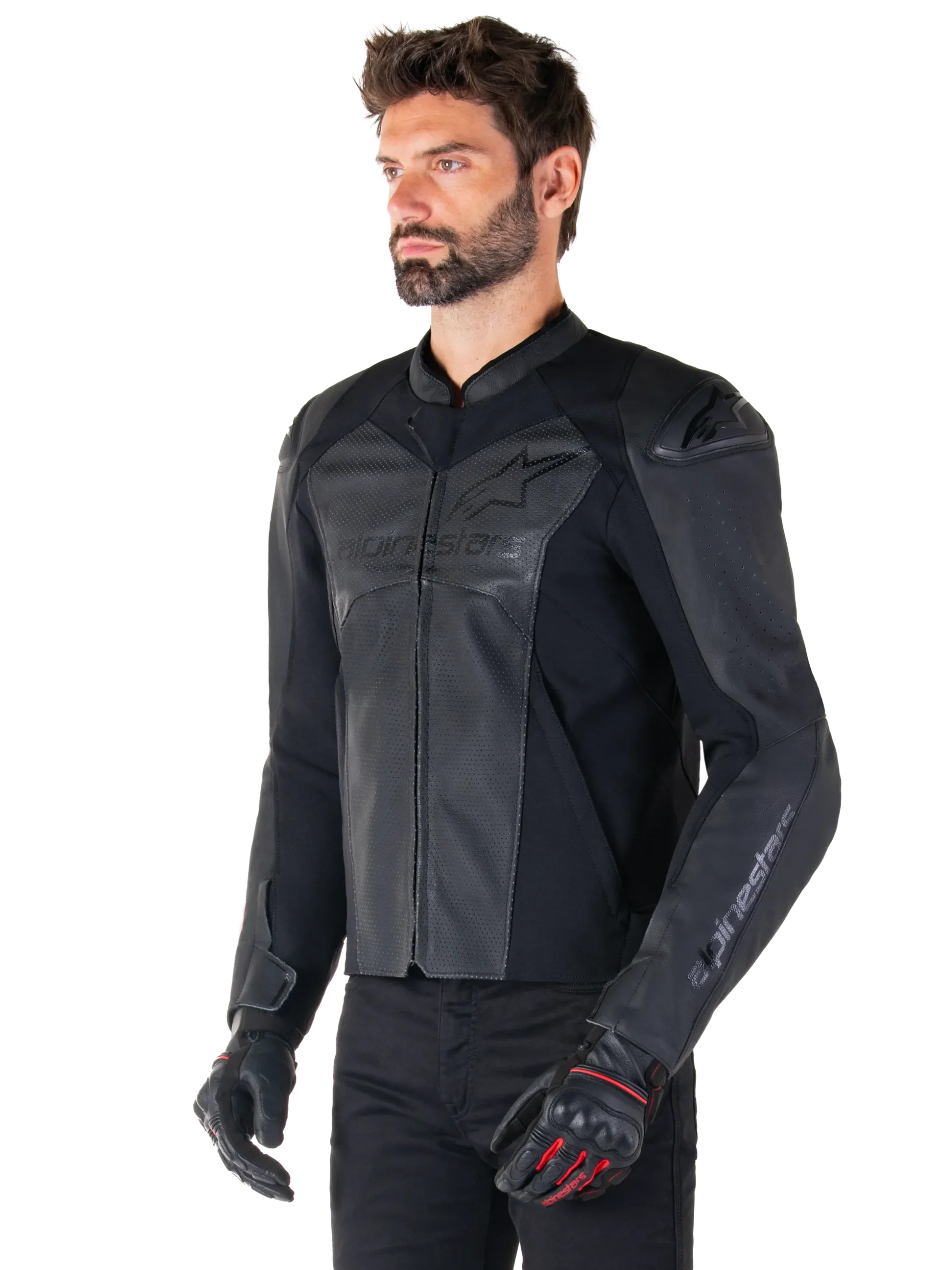Faster V3 Airflow Lederjacke