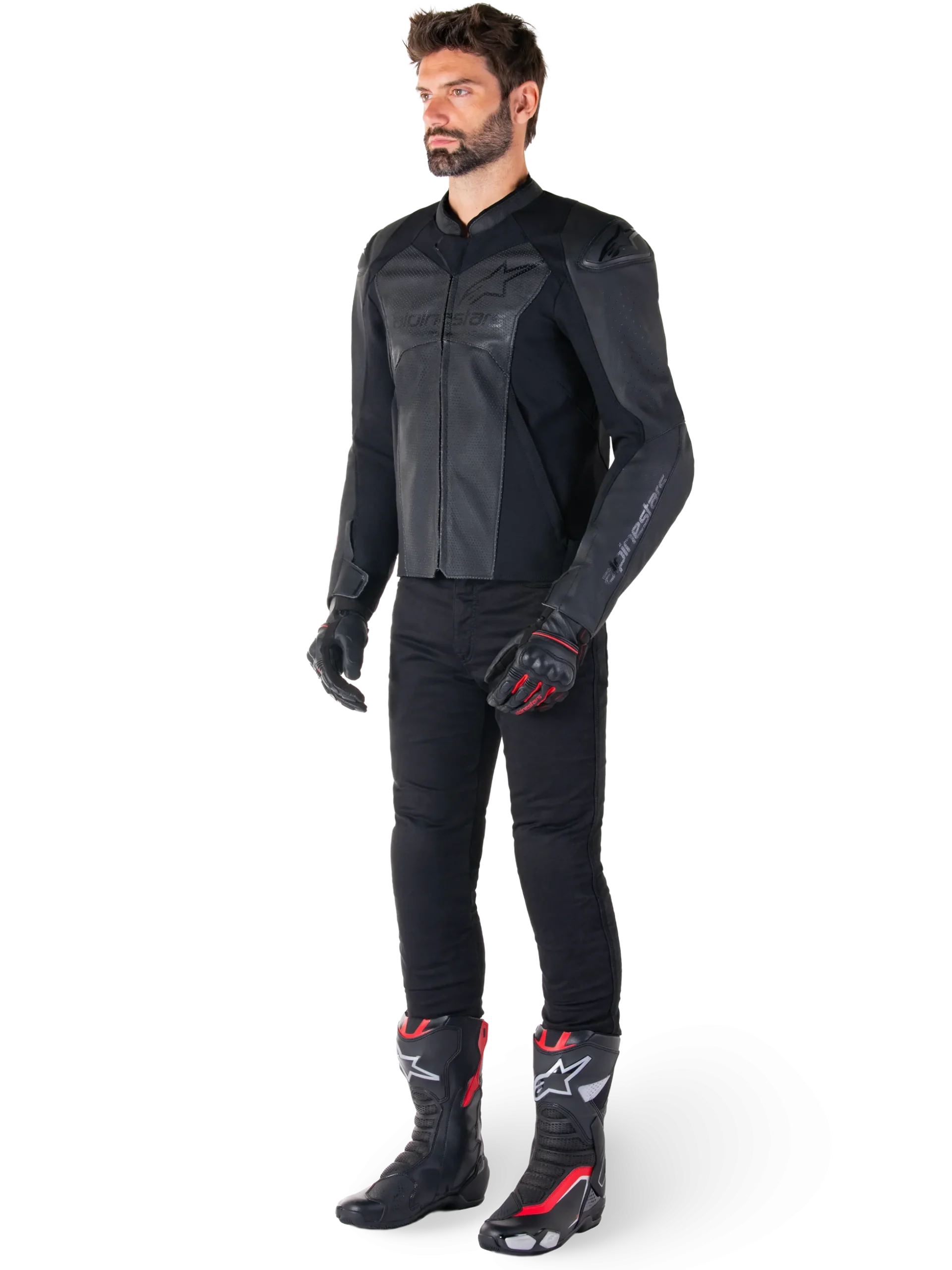 Faster V3 Airflow Lederjacke