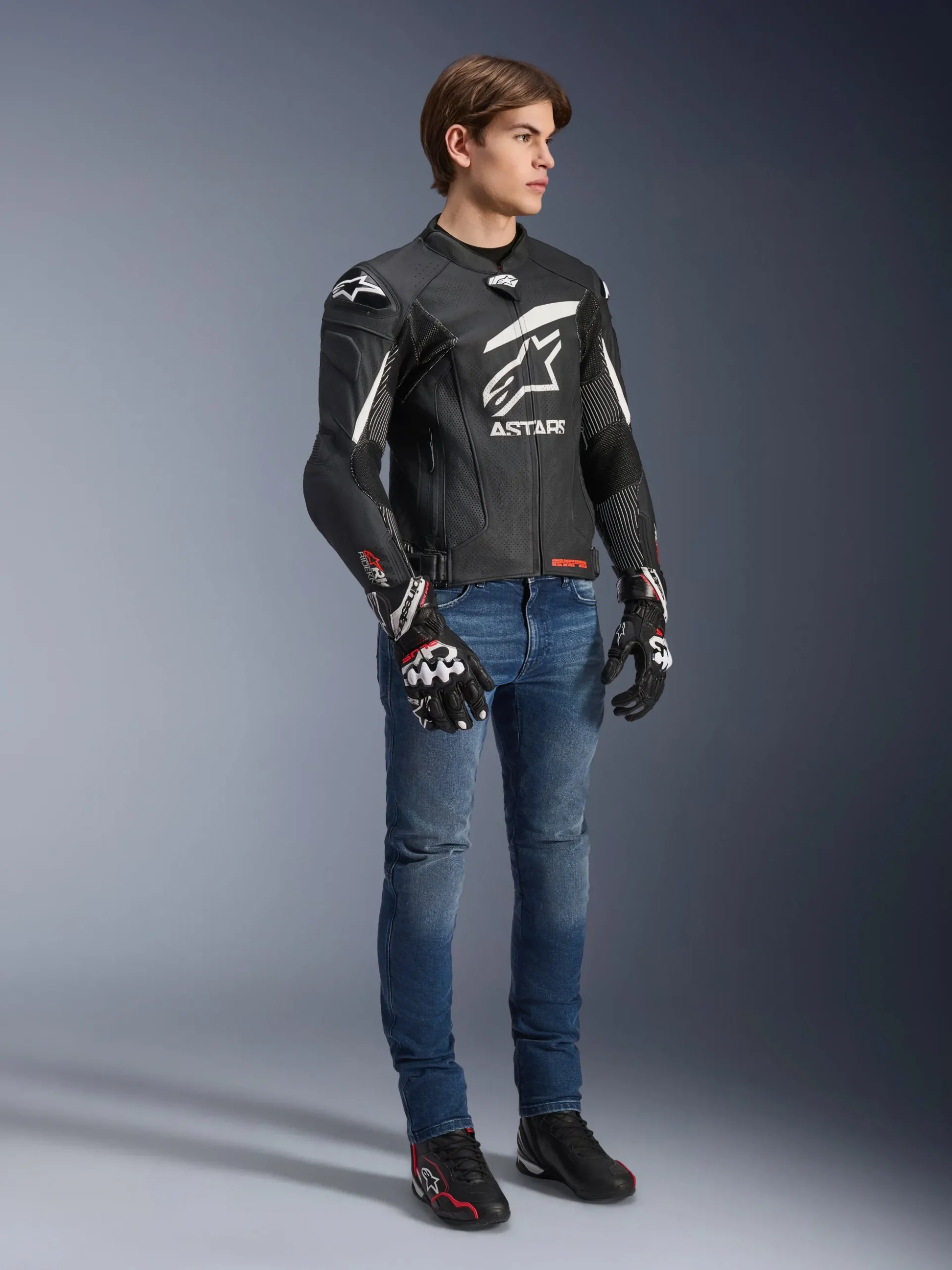 GP Plus R V4 Rideknit Lederjacke