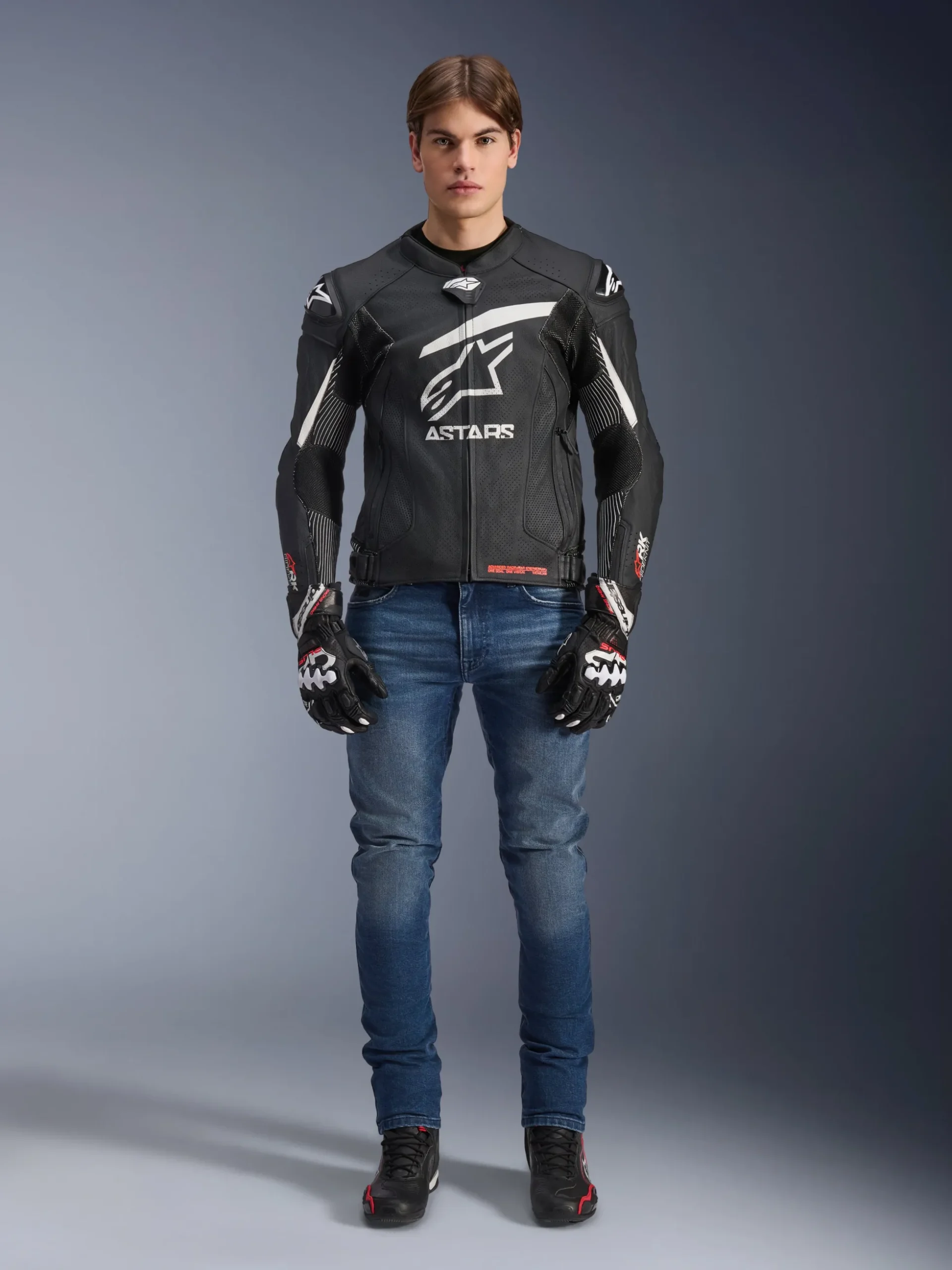 GP Plus R V4 Rideknit Lederjacke