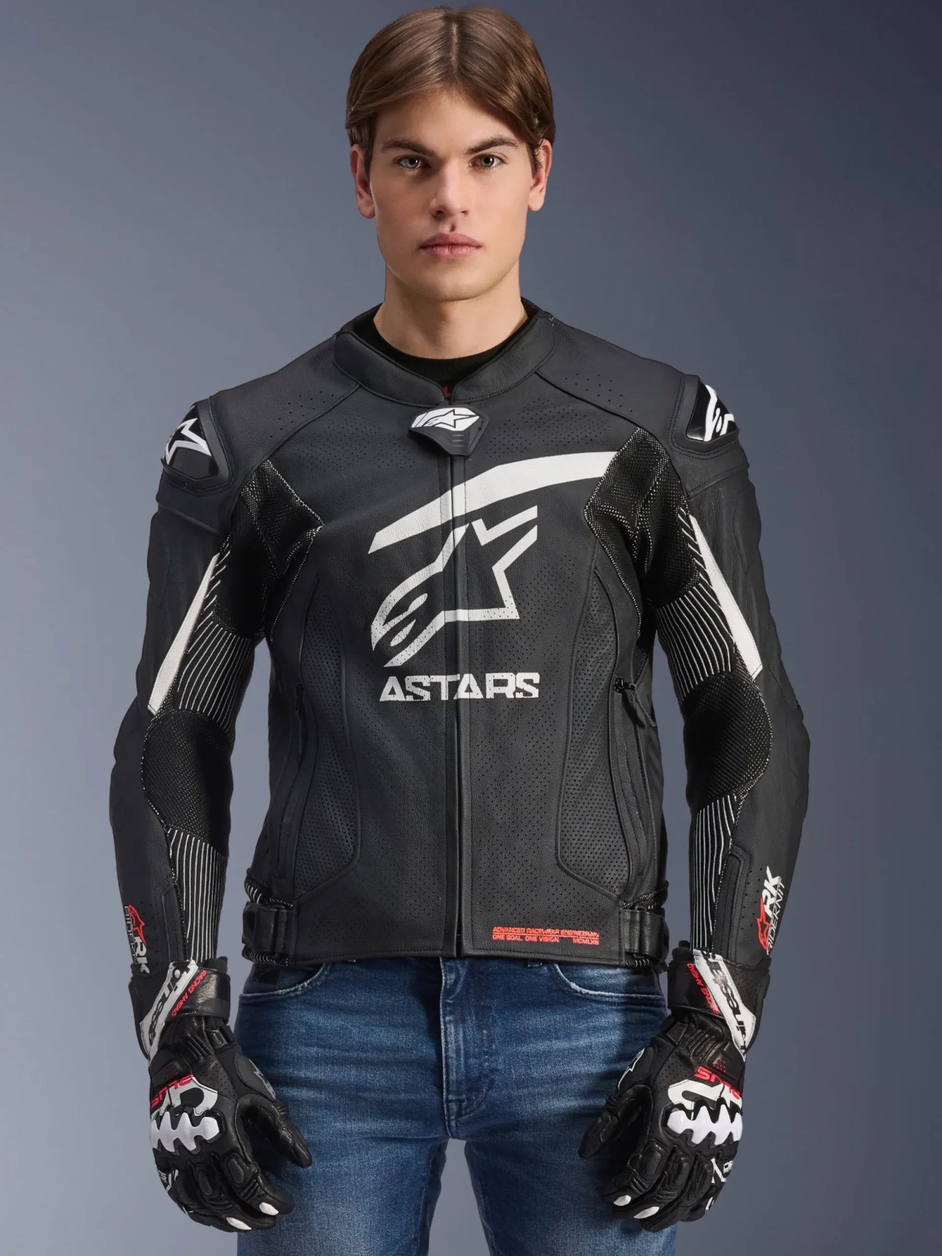 GP Plus R V4 Rideknit Lederjacke