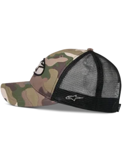 Oblique Camo Trucker-Hut