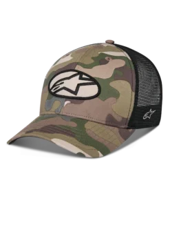 Oblique Camo Trucker-Hut